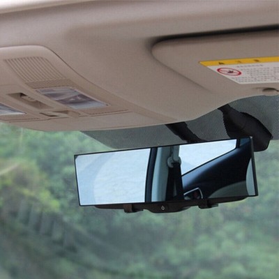 Universal Car Rear View Angle Wide Convex Panoramic Rearview Mirror Click