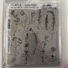 Tim Holtz Stampers Anonymous "FORGOTTEN GARDEN" Stamp Set- CMS481- Everyday 2024
