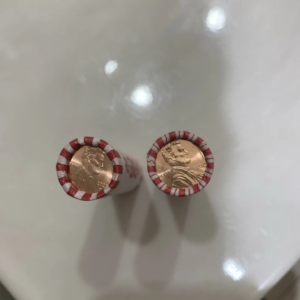 2 Rolls: (1) 2025 P  &  (1) 2025 D Lincoln Penny Roll (Philly-Denver)last Penny - Image 2 of 4