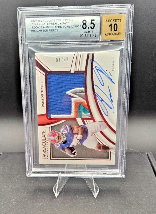 2022 Immaculate Collegiate - PRM PT RK AUTO Dameon Pierce #PP36 Ruby /10 FLORIDA