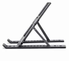 Adjustable Laptop Stand Ergonomic Aluminium Foldable Desk Riser 17.3  