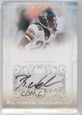 2007 Playoff National Treasures 92/99 Reggie Nelson #151 Auto 0b2
