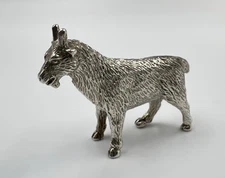 Miniature Billy Goat Henri John-Baptiste HJB Sterling Silver 925 Figurine