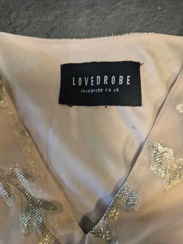 Lovedrobe Langarm Blumen Jacquard Schößchen Taille Rüschen Rüschen Bluse Rosa 20 - Bild 8 von 10