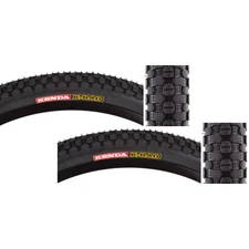 Pack of 2 Kenda KRad Tire 24 x 1.95 Clincher Wire Black Reflective BMX
