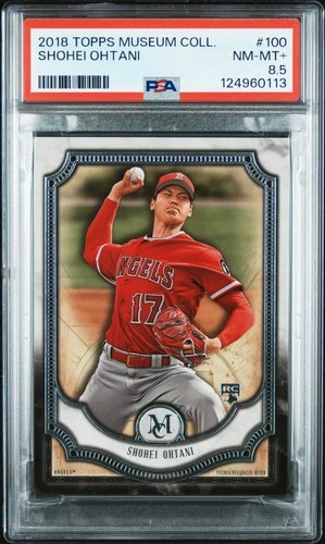 2018 Topps Museum Collection Shohei Ohtani #100 PSA 8.5 Rookie RC