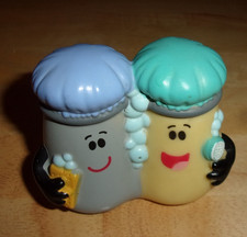 Vintage Blues Clues Vinyl Salt Pepper Shakers Viacom Toy