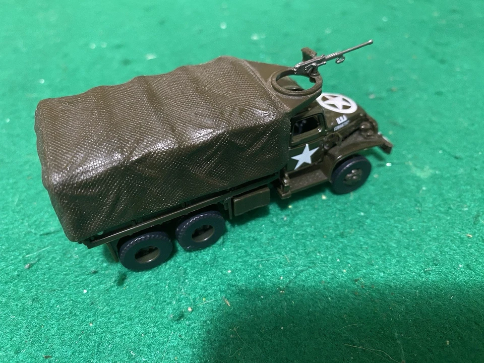 Camión Amercom GMC CCKW 353 2,5 toneladas 1944 ACBG12 modelo 1:72 reparado leer Foto 2 de 4