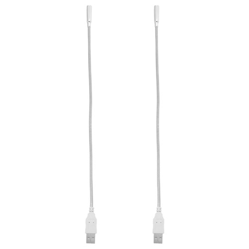 2 Pcs Keyboard Light Usb Lamp Atmosphere Lights Flexible Gooseneck - Afbeelding 12 van 12
