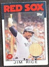 2005 Topps All-Time Fan Favorites - Originals Relics Jim Rice #320 1986 #/50