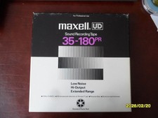 (63) Tonband maxell UD 35-180 PR auf 26,5 cm Aluspule