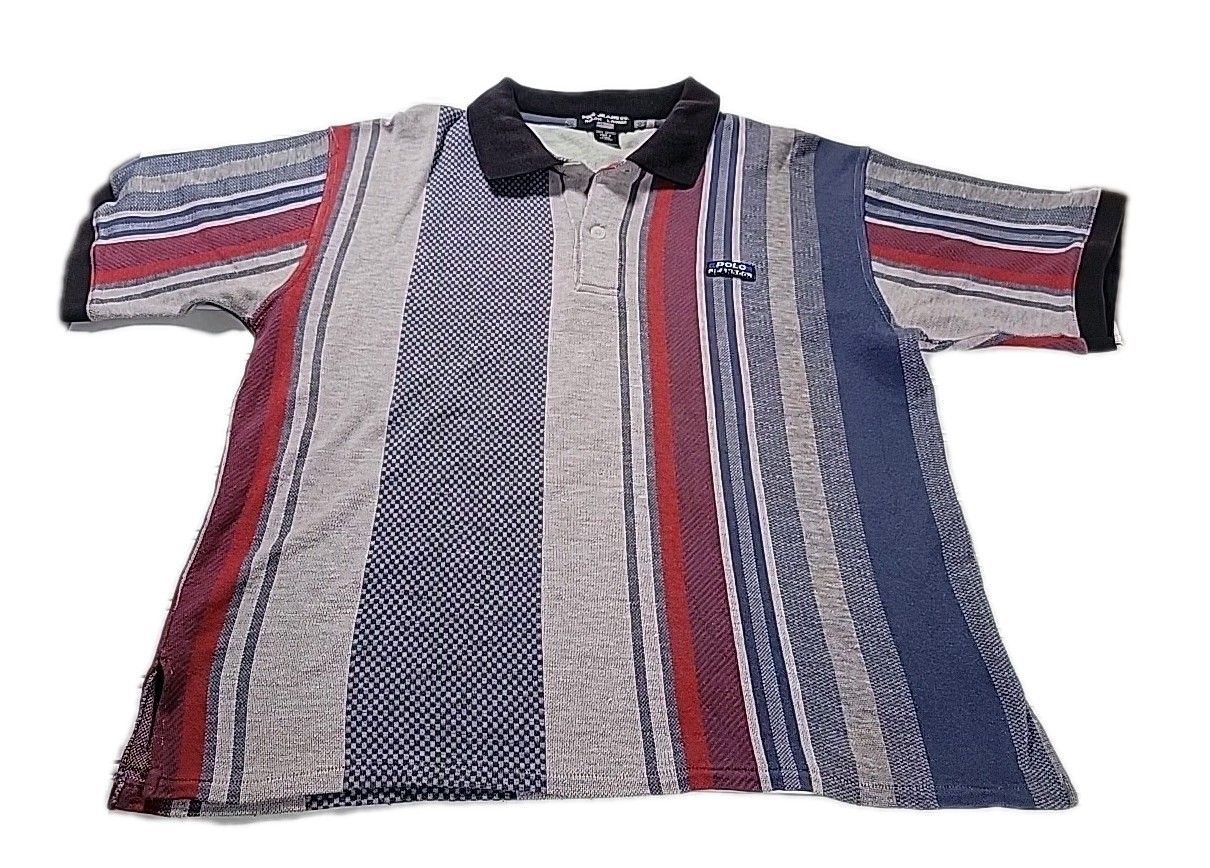 VTG Polo Jeans Co. Ralph Lauren Mukticolor  Striped 100% Cotton