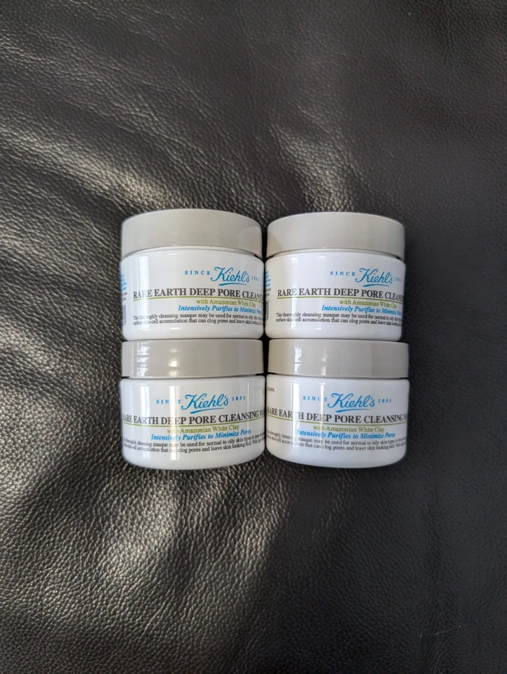 Free Shipping✨(Lot Of 4) Kiehl's Rare Earth Deep Pore Cleansing Masque 28ml X 4 - Image 2 of 4