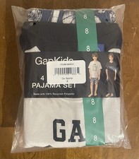 Gap Kids 4 Piece Pajama Set Size 8 Go Sports Sleepwear, NEW