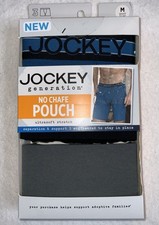 JOCKEY Generation Ultrasoft Stretch 3 Long-leg Boxer Briefs No Chafe Pouch Sz M