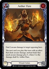 Aether Flare (Yellow) - Unlimited Edition Lightly Played Arcane Rising Flesh and