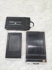 3 GRAFLEX GRAPMATIC 2x3 SLOTTED FILM HOLDER - Untested SOLD AS IS