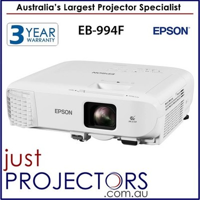 Epson EB-994F Full HD LCD 4100 lumen Projector from Just Projectors 3 Year Wrnty