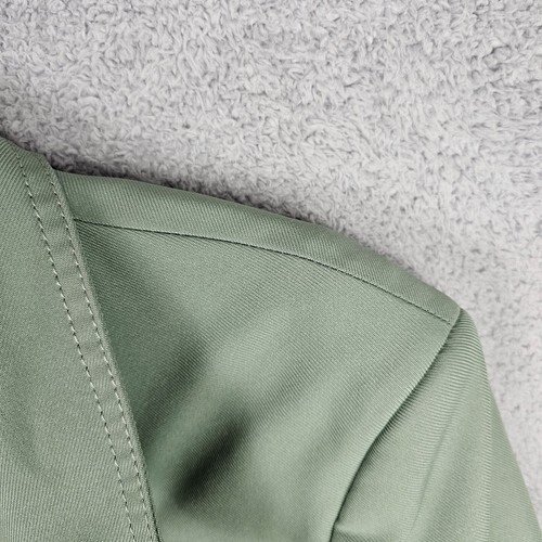 Vtg 60s 70s Mens Blazer 40 Green Disco Western Jacket Button Up Pocket Polyester - Picture 3 of 24