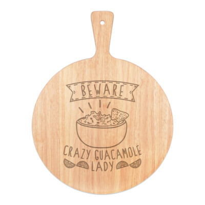 Gift Base Pizza-Brett Ruder Holz Servierbrett Für Muttertag Freundin 45cm x 34cm