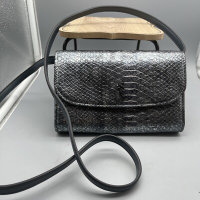 Simply Vera Wang Small Signature Envelope Crossbody Bag Purse - Silver