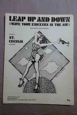 ST. CECELIA Leap Up & Down (wave your slickers in the air) 70er Jahre NOTEN!