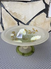 MURANO ALZATINA IN VETRO Lavorato A Mano e Certificato Di Garanzia Centrotavola