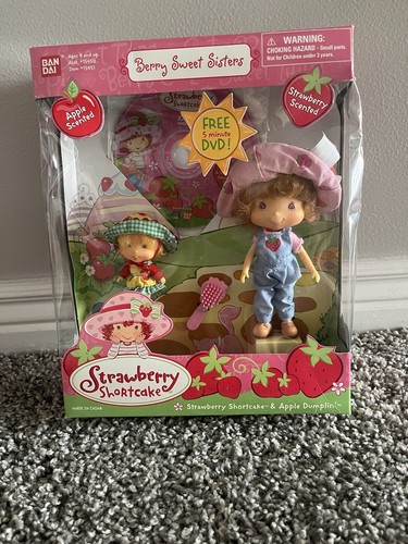 Strawberry Shortcake Berry Sweet Sisters 2002 "NEW" Rare version.