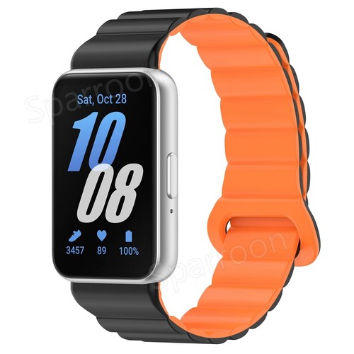 Metall Nylon Silikon Armband für Samsung Galaxy Fit3 SM-R390 Uhrenarmband Ersatz - Picture 749 of 830