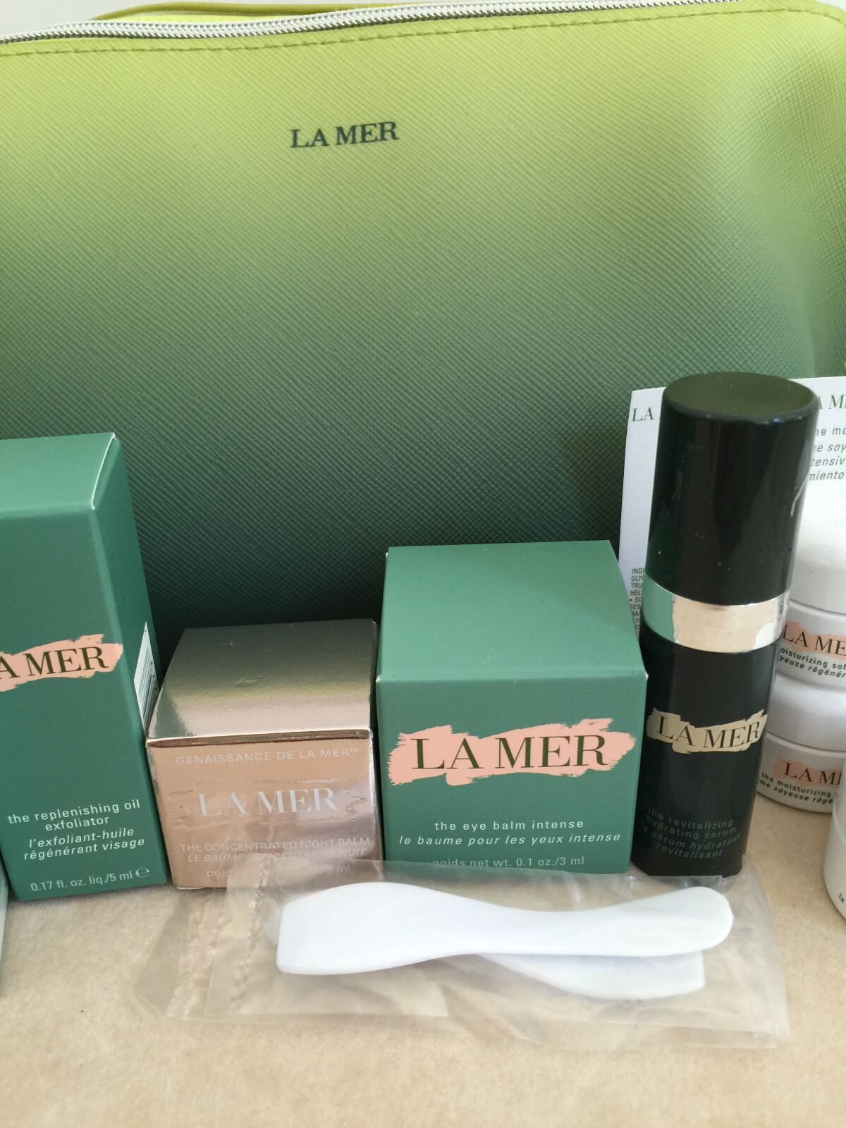 La Mer Set 15x Eye Concentrate Soft Cream Genaissance Night Balm Serum