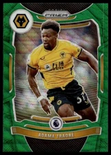 Adama Traore 2021-22 Panini Prizm Premier League #56 Green Wave Wolverhampton