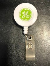 Retractable GE Lanyard, 30 , GE Logo, Clip On