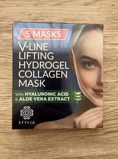 Stylia V-Line Lifting Hydrogel Collagen Mask W Hyaluronic Acid & Aloe EXP 6/27