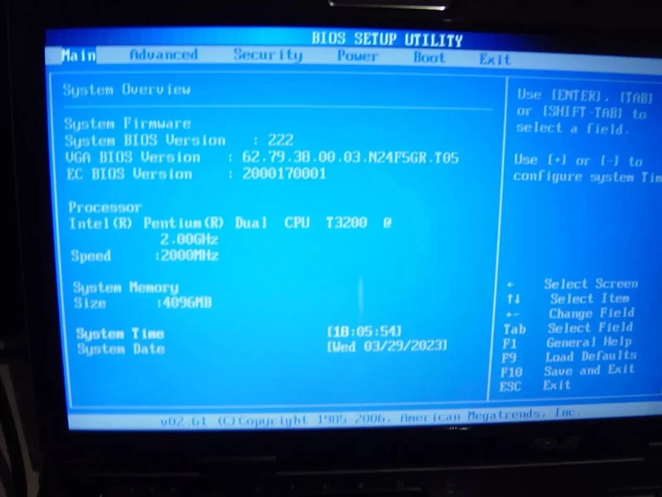 VGC. ASUS PRO50G PRO50GL-AP059C - WIN VISTA/7 inc. Carry Bag - (USED) - Image 2 of 4