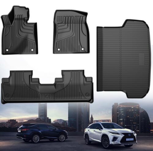 Original Floor Mat Black For Lexus RX350 RX450h All Weather Custom Fit 2016-2022
