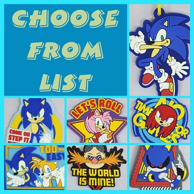 Sonic The Hedgehog Flat Back Vinyl Bag Clip A20