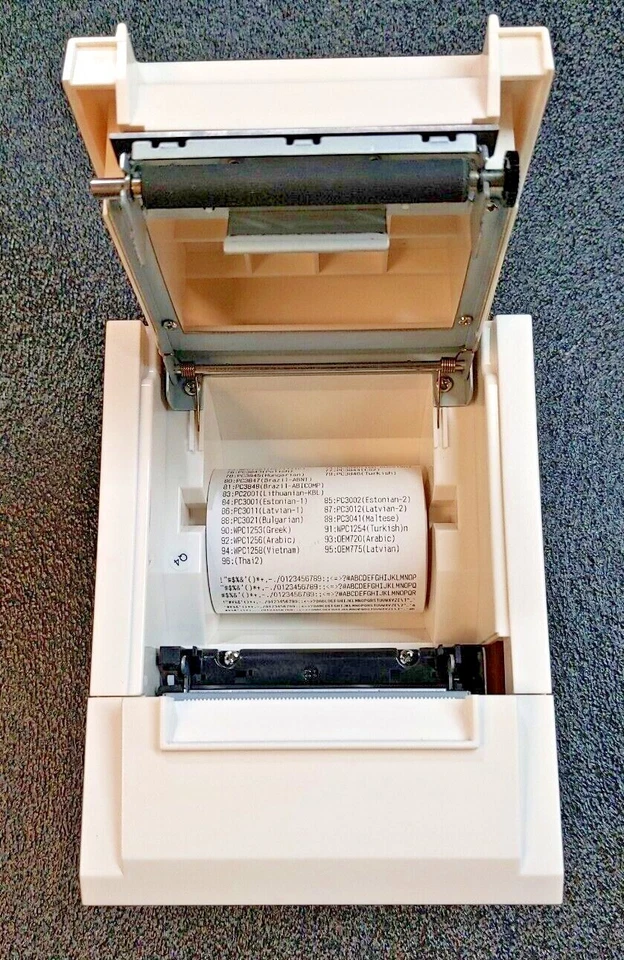 Thermal Ticket Printer POS 80mm  Auto Cutter Receipt  P8250 WHITE - Image 2 of 4