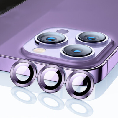 Metall Hartglas Kamera Linse Ring Schutz Für IPHONE 14 Plus 14 Pro Max Eu  