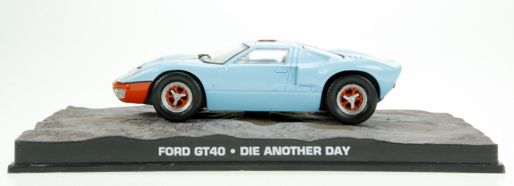 JAMES BOND - 1/43 FORD GT40 - DIE ANOTHER DAY - DY052 - EAGLEMOSS
