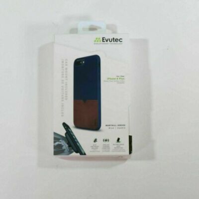 Evutec iPhone Plus/7 Plus/6 Plus/ Case Northhill AFIX Mount Blue