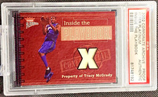 2002-03 Tracy McGrady Fleer Platinum Playbook Corporate TEST PROOF PSA Authentic