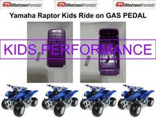 PURPLE DUMAR INTERNATIONAL YAMAHA RAPTOR FOOT PEDAL, SCREW AND SPRING