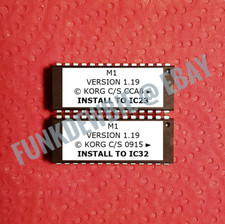 Korg M1 OS v1.19 Final EPROM Firmware Upgrade SET / New ROM Update Chips