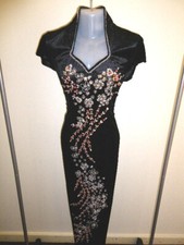 SALE Size 16 (XXL) (D12-BOR) New Evening Dress Long Party Prom Gown with Sequins