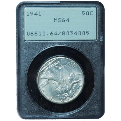 1941 Walking Liberty Half Dollar MS64 PCGS Old Rattler