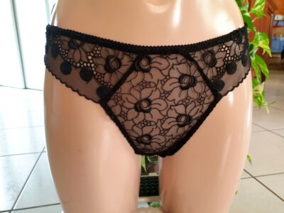 String Elixir De Lejaby Taille 3 Noir - Sous-vêtement Femme En Polyamide, Neuf Avec étiquettes, Référence G50961