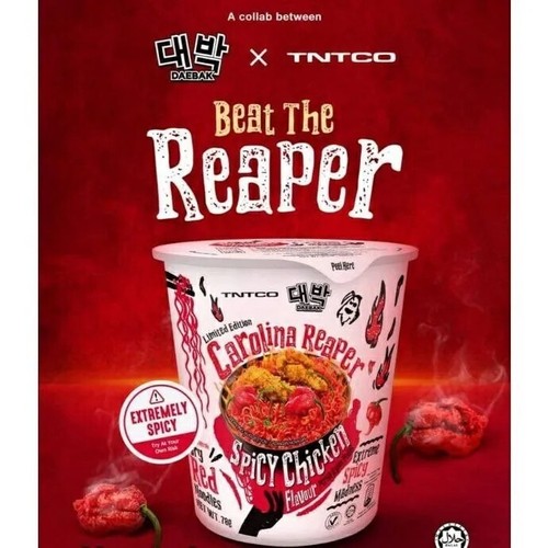 Daebak Carolina Reaper Spicy Chicken Flavour Instant Noodles 80g Limited Edition