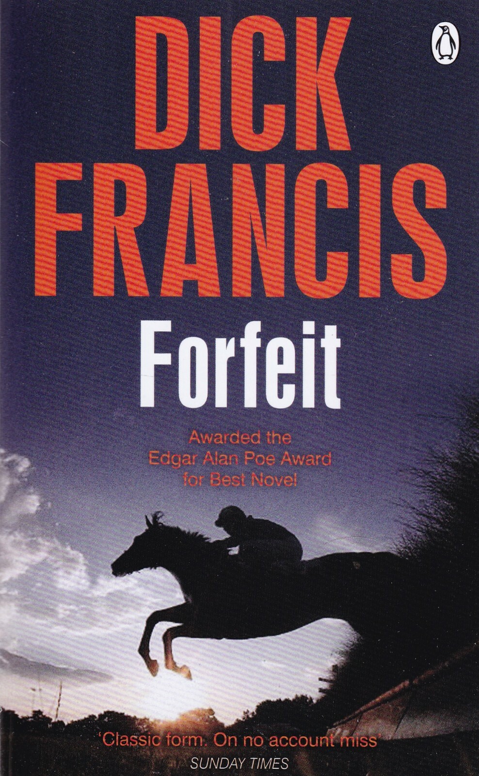 FORFEIT DICK FRANCIS BOOK, NEW PAPERBACK
