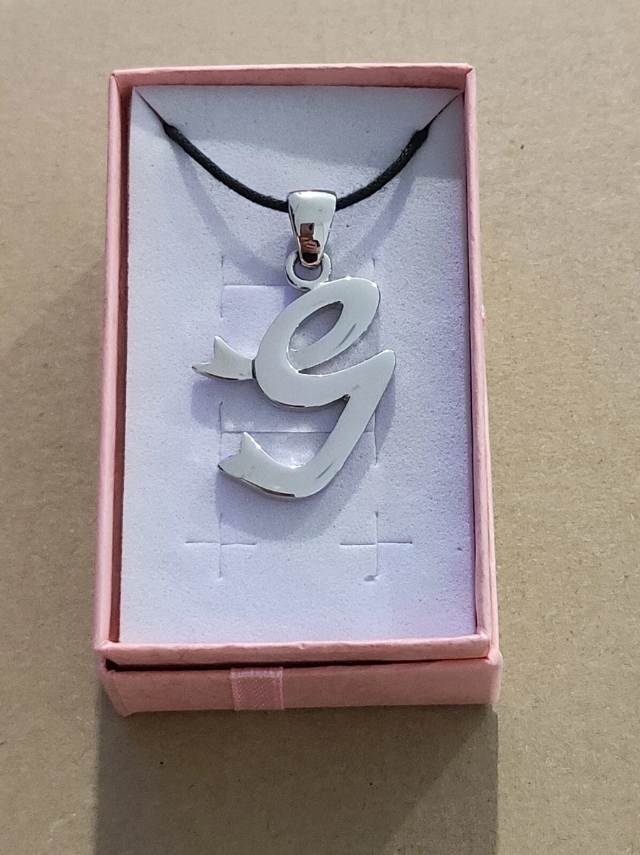 Collana con ciondolo con lettera iniziale N da donna, gioielli in argento sterling 925 – Aurora Tears