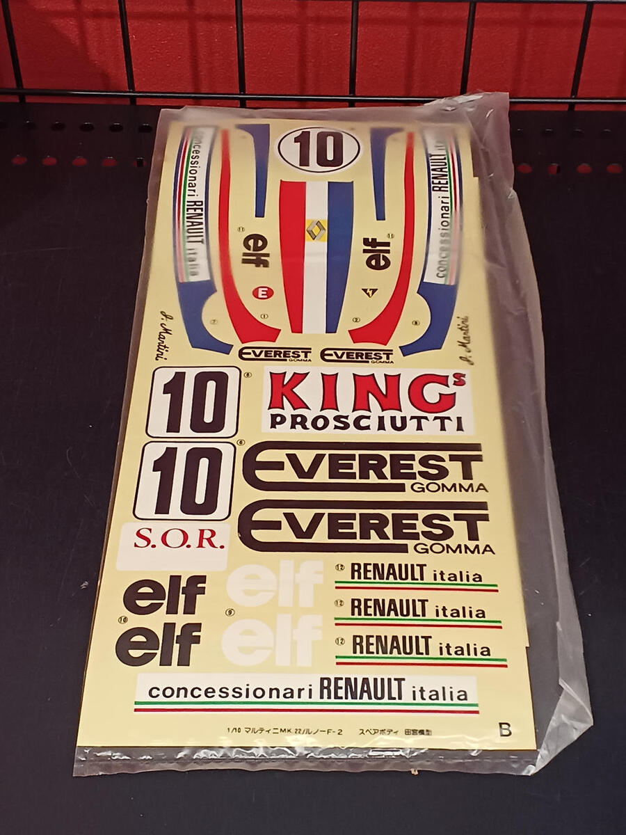 Tamiya 1/10 Martini MK. 22 Renault Radio-controlled Car Body
